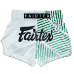 Fairtex BS1923 Racer White Muay Thai Shorts