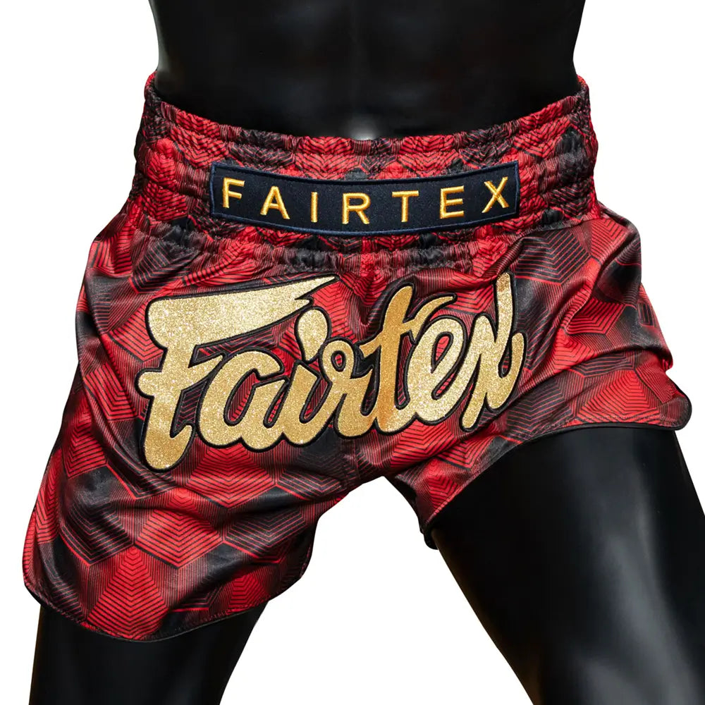 Fairtex BS1919 Rodtang Red Muay Thai Shorts