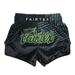Fairtex BS1924 Racer Black Muay Thai Shorts